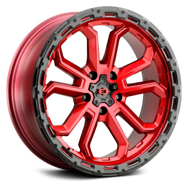 VISION OFF-ROAD® - 405 KORUPT 5 Gloss Red with Gloss Black Lip