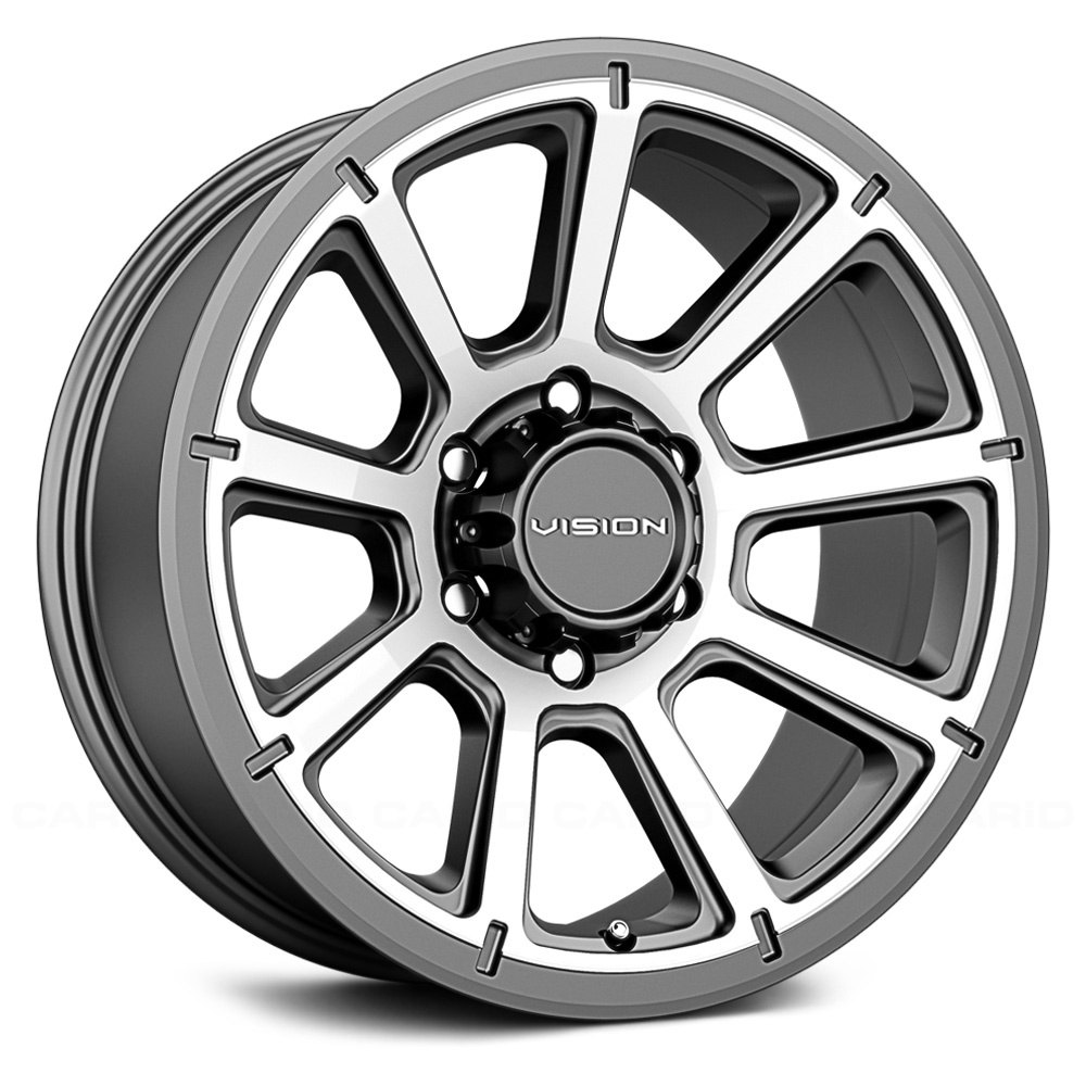 VISION OFF-ROAD® 353 TURBINE Wheels - Gunmetal with Machined