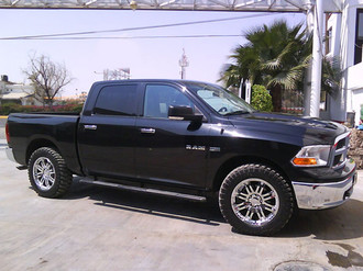  375 Warrior Chrome on Dodge Ram