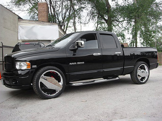  449 Morgana Chrome on Dodge Ram