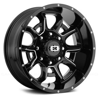 VISION OFF-ROAD® - 415 BOMB Gloss Black with Milled Spokes