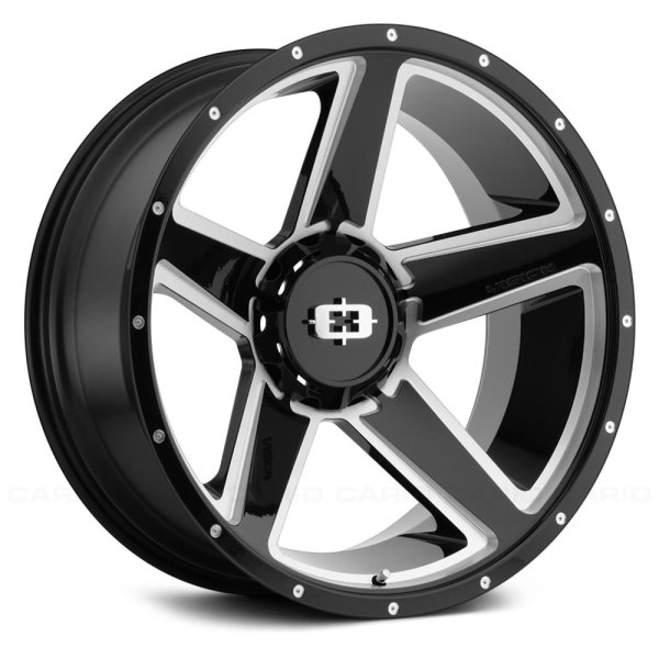 VISION OFF-ROAD® - EMPIRE Gloss Black with Milled Spokes