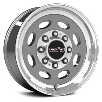 VISION® - 81A HEAVY HAULER Gunmetal with Machined Lip