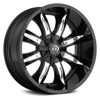 VISION OFF-ROAD® - 423 MANIC Gloss Black with Machined Face