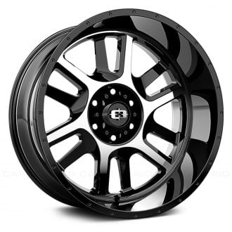 VISION OFF-ROAD® - 419 SPLIT Gloss Black with Machined Face