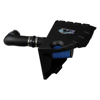 Volant® - Plastic Black Cold Air Intake System with Pro 5 Blue Filter