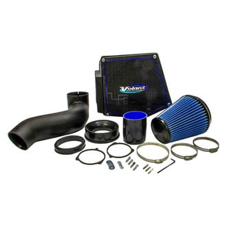 Volant® - Plastic Black Cold Air Intake System with Blue Filter