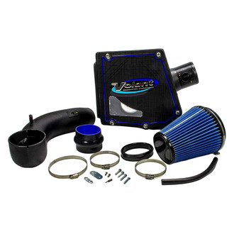 Volant® - Plastic Black Cold Air Intake System with Pro 5 Blue Filter