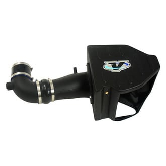 Volant® - Plastic Black Cold Air Intake System with Pro 5 Blue Filter