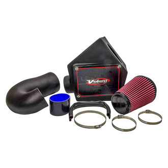 Volant® - Plastic Black Cold Air Intake System with Blue Filter