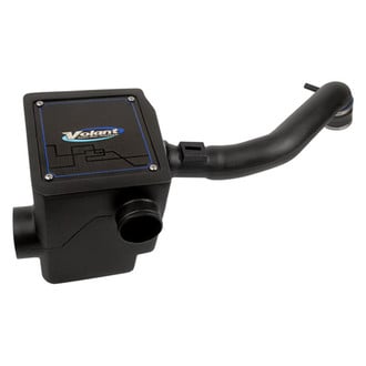 Volant® - Plastic Black Cold Air Intake System with Pro 5 Blue Filter
