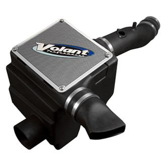Volant® - Plastic Black Cold Air Intake System with Pro 5 Blue Filter