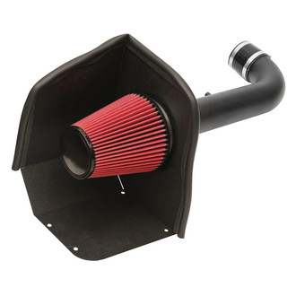 Volant® 315853D - Open Element Shielded Plastic Black Cold Air Intake System with DryTech 3D Red Filter