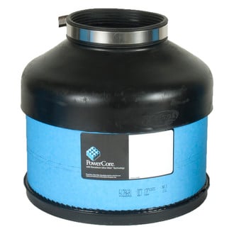 Volant® - PowerCore® Round Straight Blue Air Filter (4" F x 8" B x 8" T x 8" H)