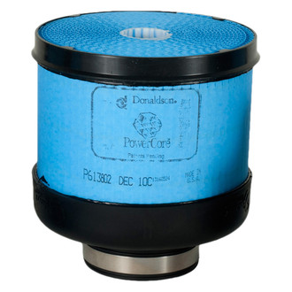 Volant® - PowerCore® Round Straight Blue Air Filter (3" F x 6" B x 6" T x 7" H)