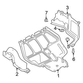 Volkswagen OE - Radiator Support - Splash Shields
