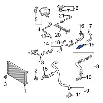 Volkswagen OE - Engine Coolant Outlet Flange