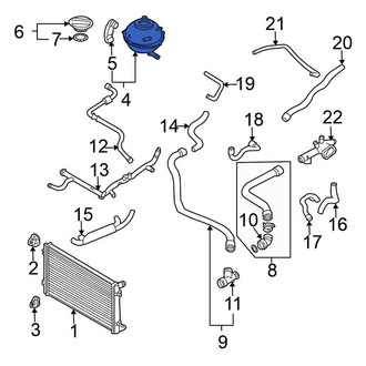 Volkswagen OE - Engine Coolant Reservoir