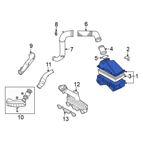 Air Filter and Housing Assembly