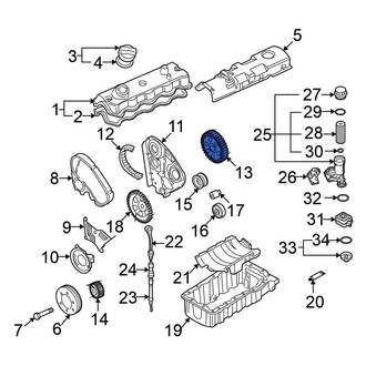 Volkswagen OE - Engine Timing Camshaft Sprocket