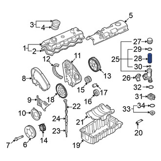 Volkswagen OE - Engine Oil Filter Element