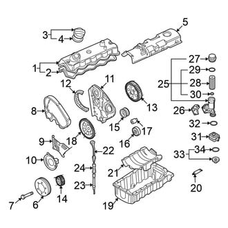 Volkswagen OE - Engine / Transaxle - Engine Parts (1.9L)