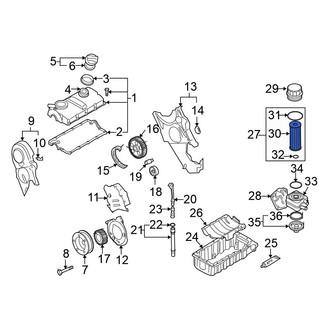 Volkswagen OE - Engine Oil Filter Element