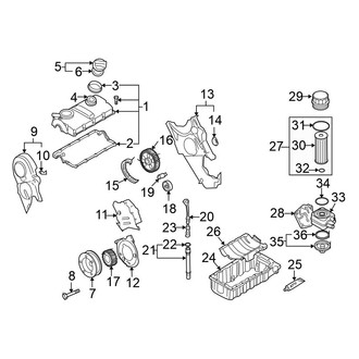Volkswagen OE - Engine / Transaxle - Engine Parts (Hatchback)
