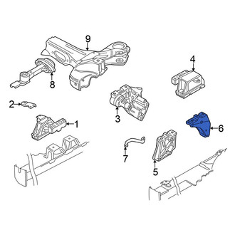 Volkswagen OE - Automatic Transmission Mount Bracket