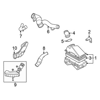 Volkswagen OE - Engine / Transaxle - Air Intake (2.0L)