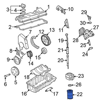 Volkswagen OE - Engine Oil Filter