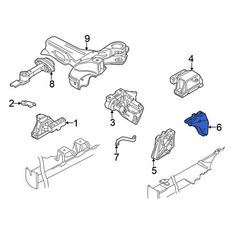 Volkswagen OE - Automatic Transmission Mount Bracket