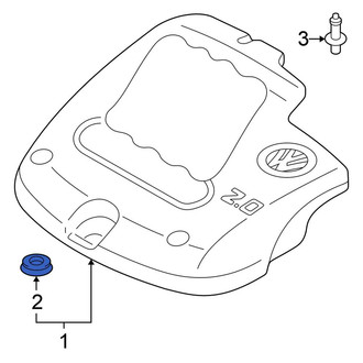 Volkswagen OE - Engine Cover Grommet