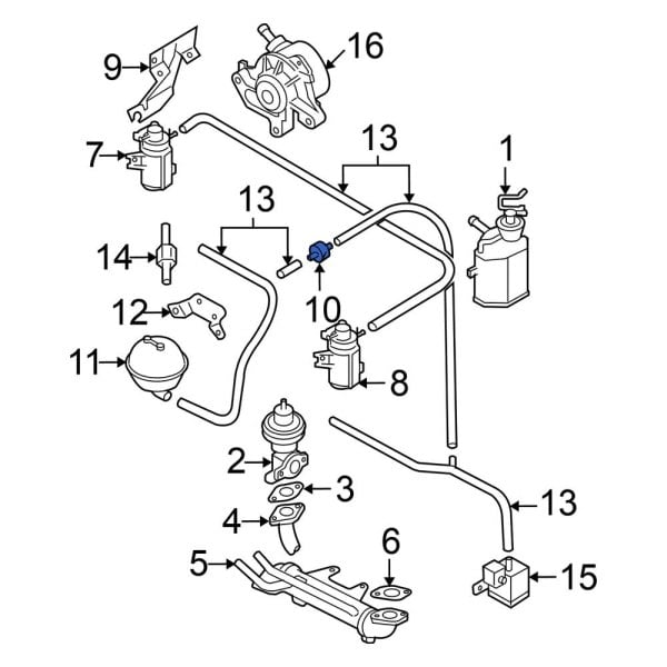 Volkswagen OE 046905291A Vacuum Check Valve