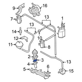Volkswagen OE - Exhaust Gas Recirculation (EGR) Tube Gasket