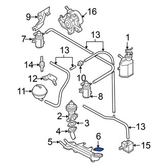 Volkswagen OE - Exhaust Gas Recirculation (EGR) Tube Gasket