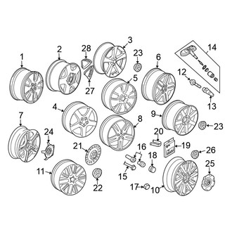 Volkswagen OE - Wheels (17"), (Hatchback)