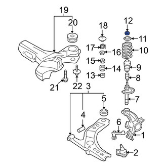 Volkswagen OE - Suspension Strut Mount Washer