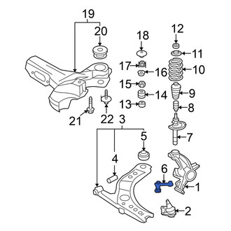 Volkswagen OE - Suspension Control Arm Bracket