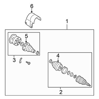 Volkswagen OE - Front Suspension - Drive Axles (GL / GLS 2.0L Standard Tr)