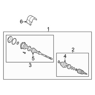 Volkswagen OE - Front Suspension - Drive Axles (1.8L Automatic Tr)