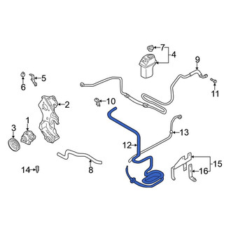 Volkswagen OE - Power Steering Return Hose