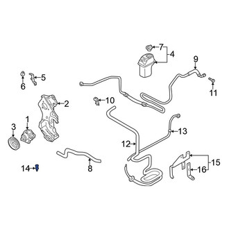 Volkswagen OE - Front Power Steering Pressure Switch
