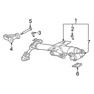 Volkswagen OE - Steering Column Assembly (Hatchback Standard Tr)