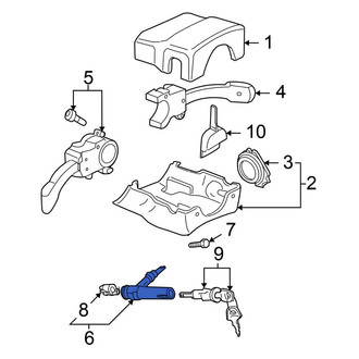 Volkswagen OE - Steering Column Lock