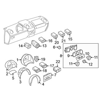 Volkswagen OE - Instrument Panel - Cluster & Switches (GL / GLS / GLX / Sport / Turbo S)