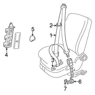 Volkswagen OE - Restraint Systems - Front Seat Belts