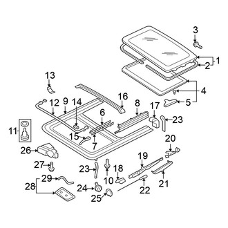 Volkswagen OE - Roof - Sunroof (Hatchback)