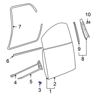 Volkswagen OE - Lower Door Stop
