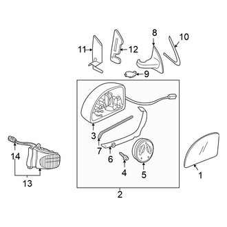 Volkswagen OE - Door - Outside Mirrors